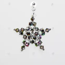 Pierces - Silver brass - Earrings Pavo - Pierces - Silver brass - Laiton argenté